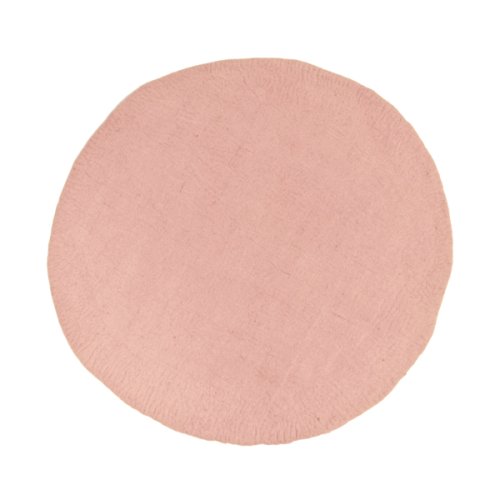 Tapis Kali en feutre - Rose quartz